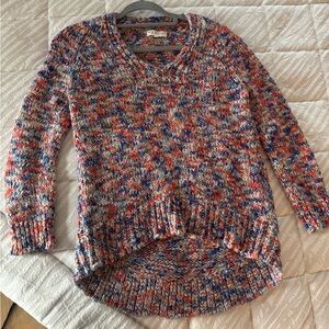 Women’s Lou & Grey V Neck Multi Color Sweater.
